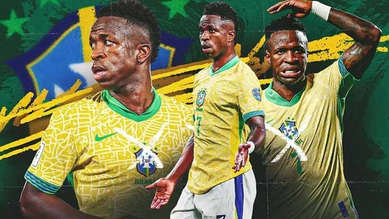 Vinicius được kỳ vọng sẽ là ngôi sao chủ đạo của Brazil